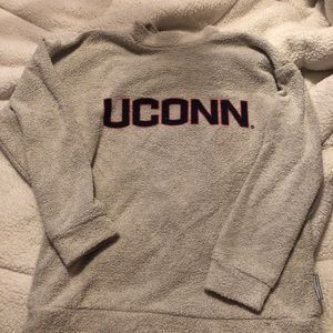 Uconn woolly mock neck sweatshirt